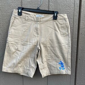 disney parks authentic blue mickey mouse Women’s size 6 khaki shorts